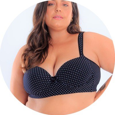 libertari lingerie plus size sutia poa branco