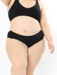 Calcinha Básica Plus Size - Preto