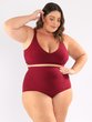 Calcinha Hot Pant Elô Plus Size - Cabernet