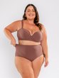 Calcinha Hot Pant Elô Plus Size - Chocolate